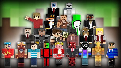 Minecraft YouTubers .